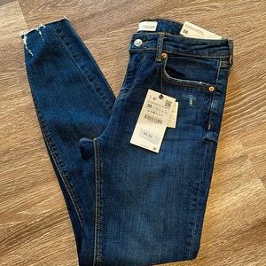 Zara Skinny Blue Jeans